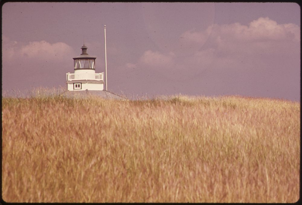 Abandoned Lighthouse, 11/1972. Original public domain image from Flickr