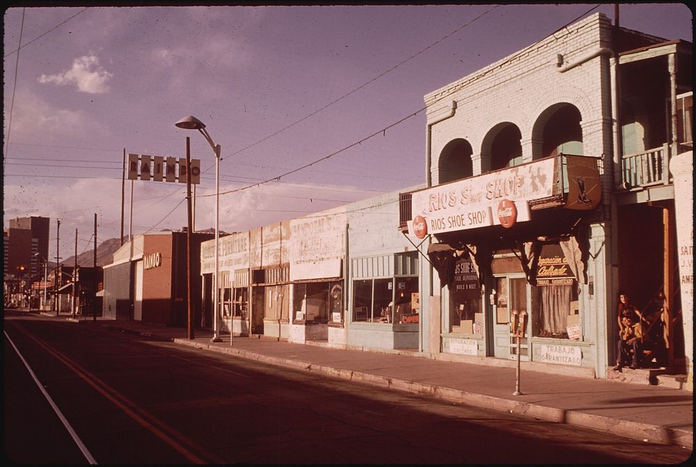 The Chicano Area, or Second Ward, of El Paso. It Is Giving Way to Urban Renewal, 06/1972. Photographer: Lyon, Danny.…
