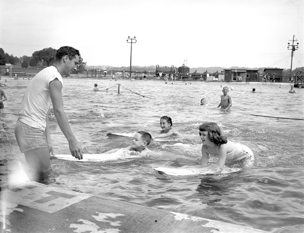 Swimming Instruction Red Cross Oak Ridge 1947