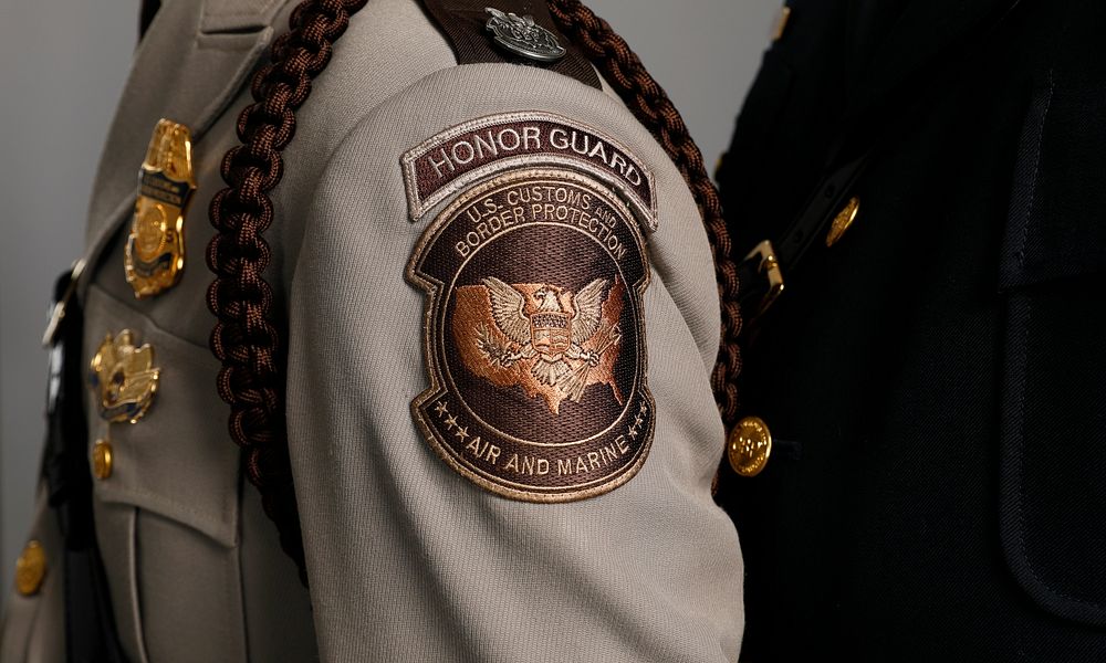CBP Honor Guard studio shoot