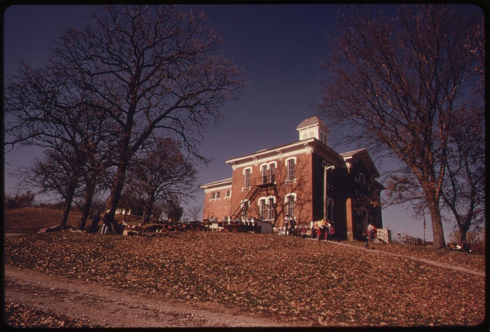 White Cloud, Kansas, Schoolhouse, near Troy Free Photo rawpixel