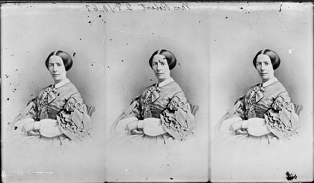 Mrs. Roberts. Photographer: Brady, Mathew, 1823 (ca.) - 1896. Original public domain image from Flickr