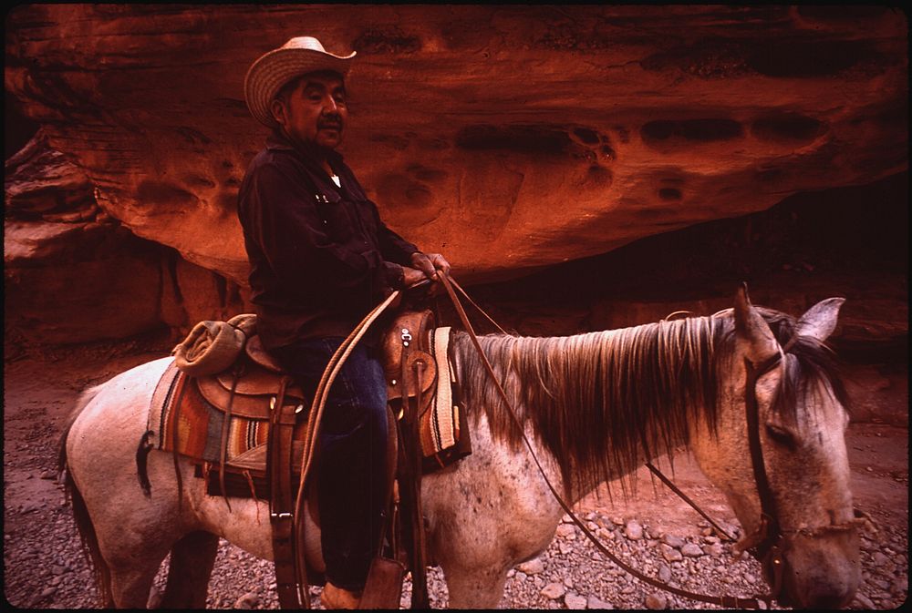 Havasupai Indian 06/1972. Photographer: Eiler, Terry. Original public domain image from Flickr