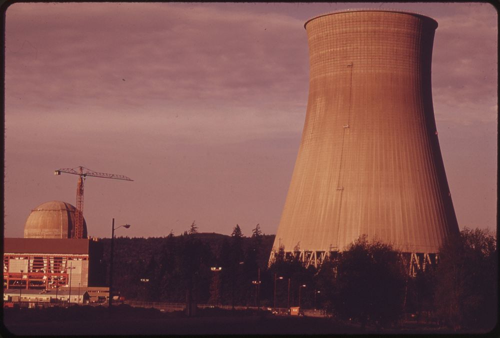 Trojan Nuclear Plant at Ranier on the Columbia River. Built by the Portland General Electric Company Under an Aec Permit…