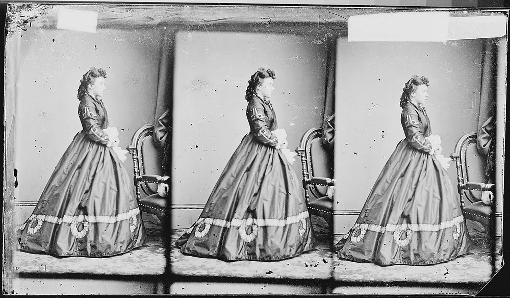 Miss Rousvert. Photographer: Brady, Mathew, 1823 (ca.) - 1896. Original public domain image from Flickr