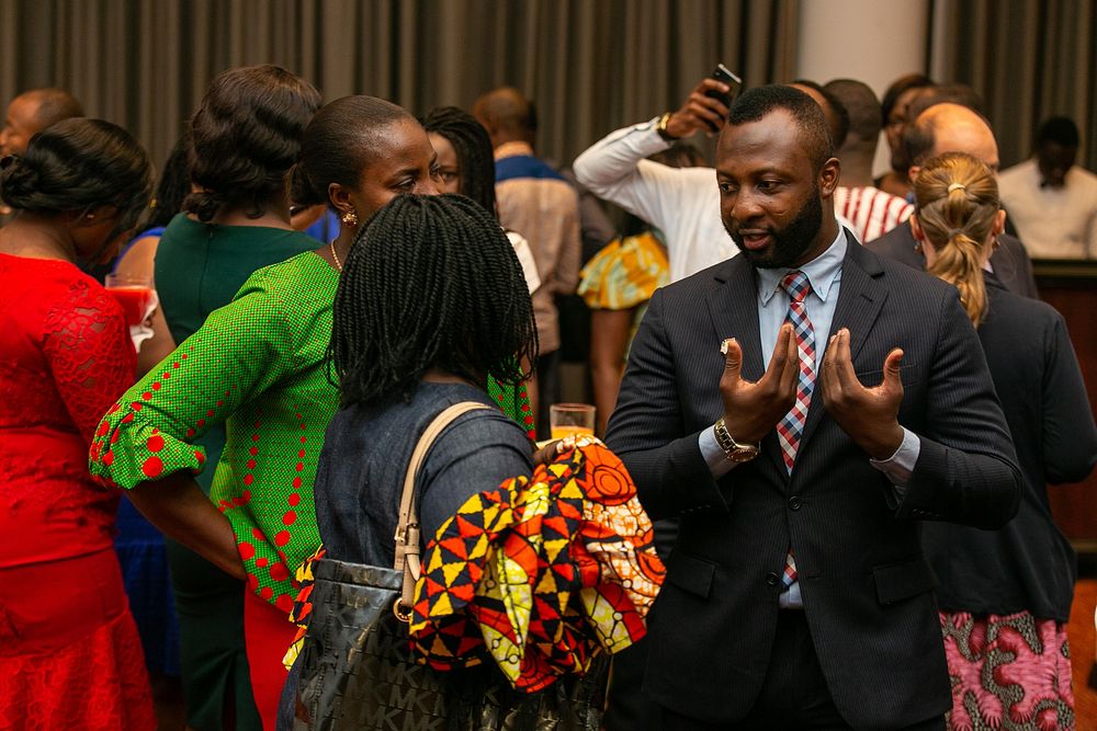 Welcome Reception for YALI 2018 Fellows. Welcome Reception in Honor of the 2018 Ghana Cohort of Mandela Washington Fellows…