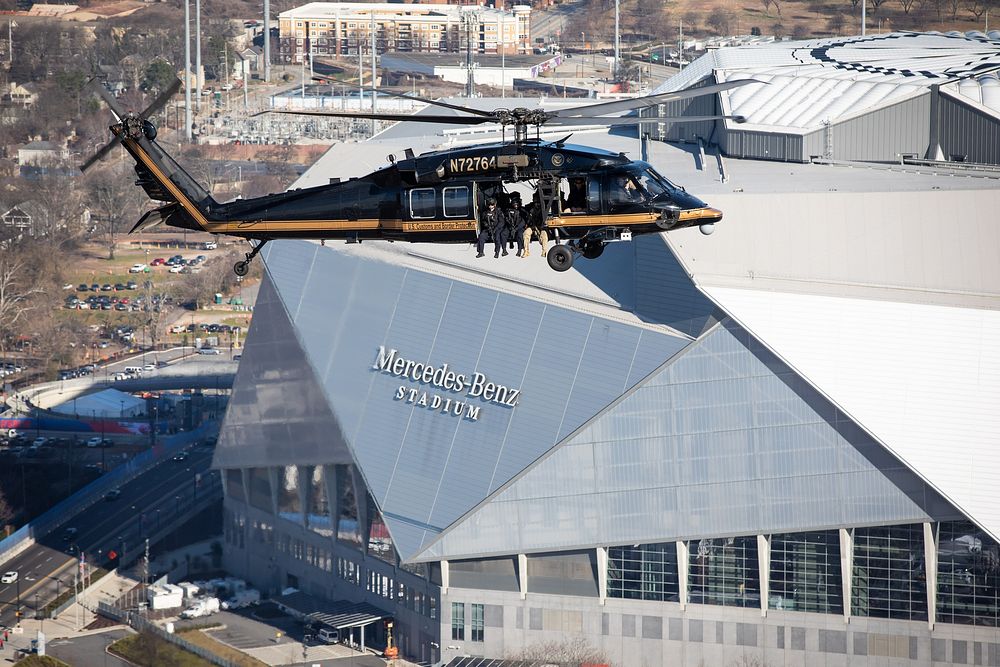 AMO and SRT provide air space security prior to Super Bowl LIII