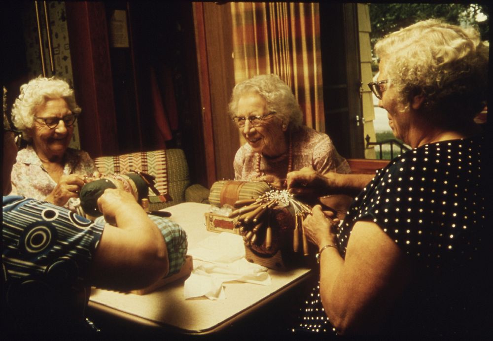 Making "Bohemian Lace" Is a Tradition and Craft Handed Down through Generations of Women Living in New Ulm, Minnesota.