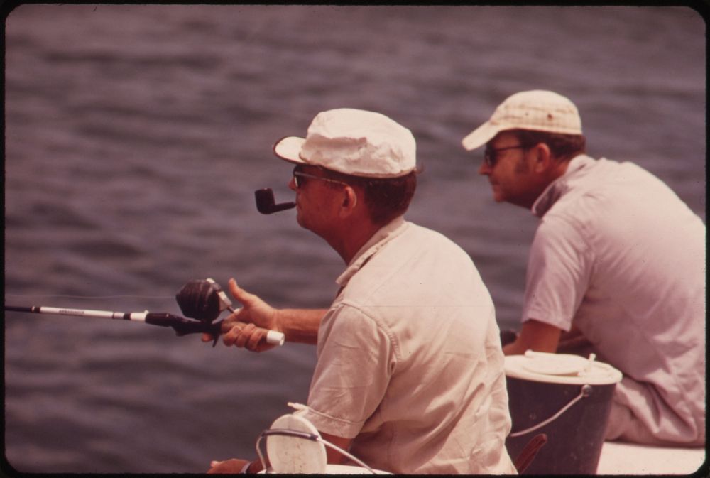 Two Native Floridians Fishing at Spanish Harbor Key. Despite Population Rise, Long Time Residents Note a Decline in Shore…