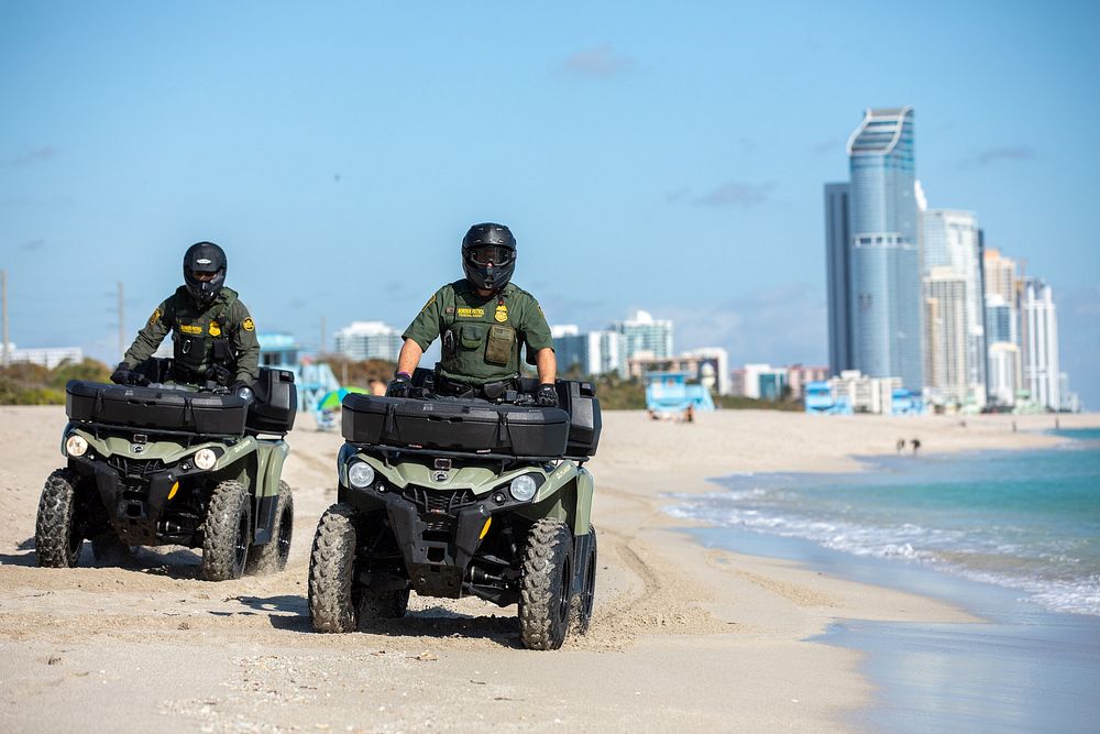 U.S. Border Patrol conducts enhanced security operations in south Florida in preparation of Super Bowl LIV, Jan. 30, 2020…