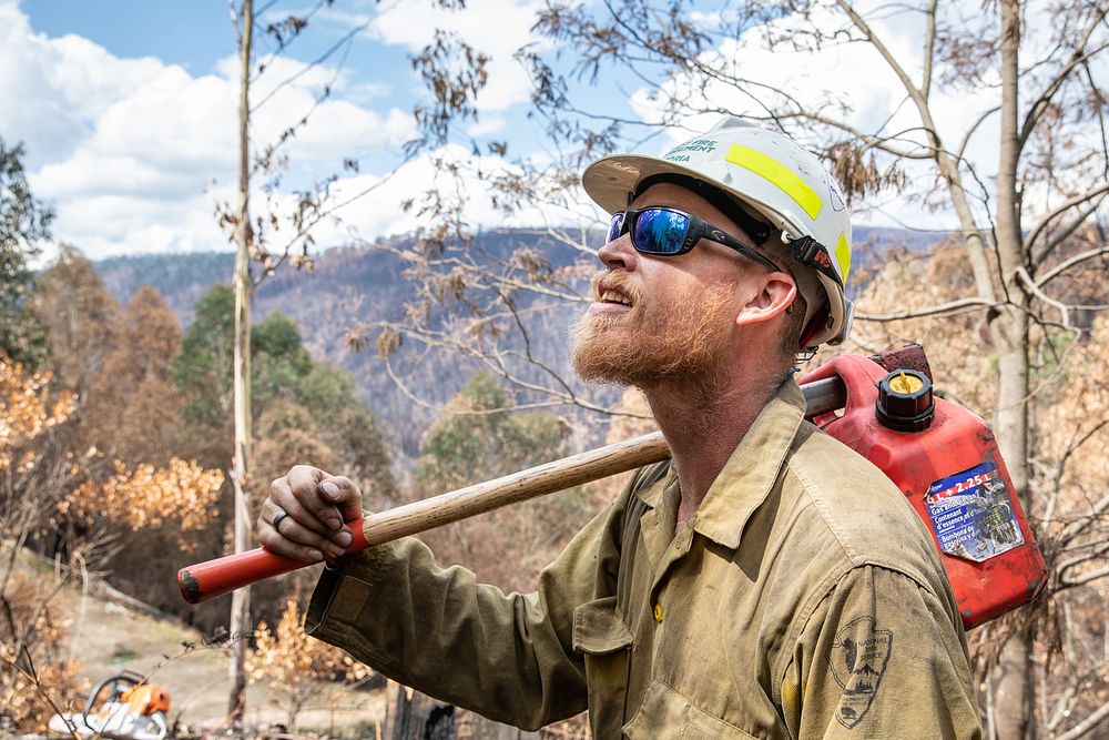 US firefighters in Australia