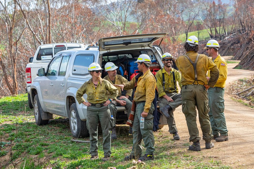 US firefighters in Australia