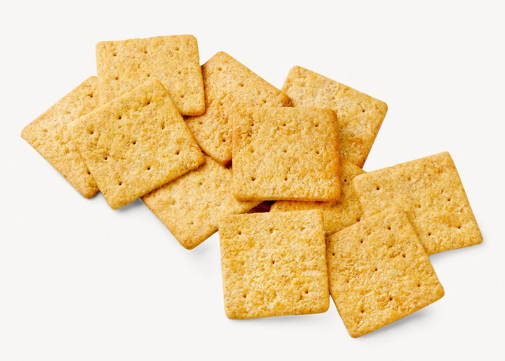 Wheat crackers, isolated design