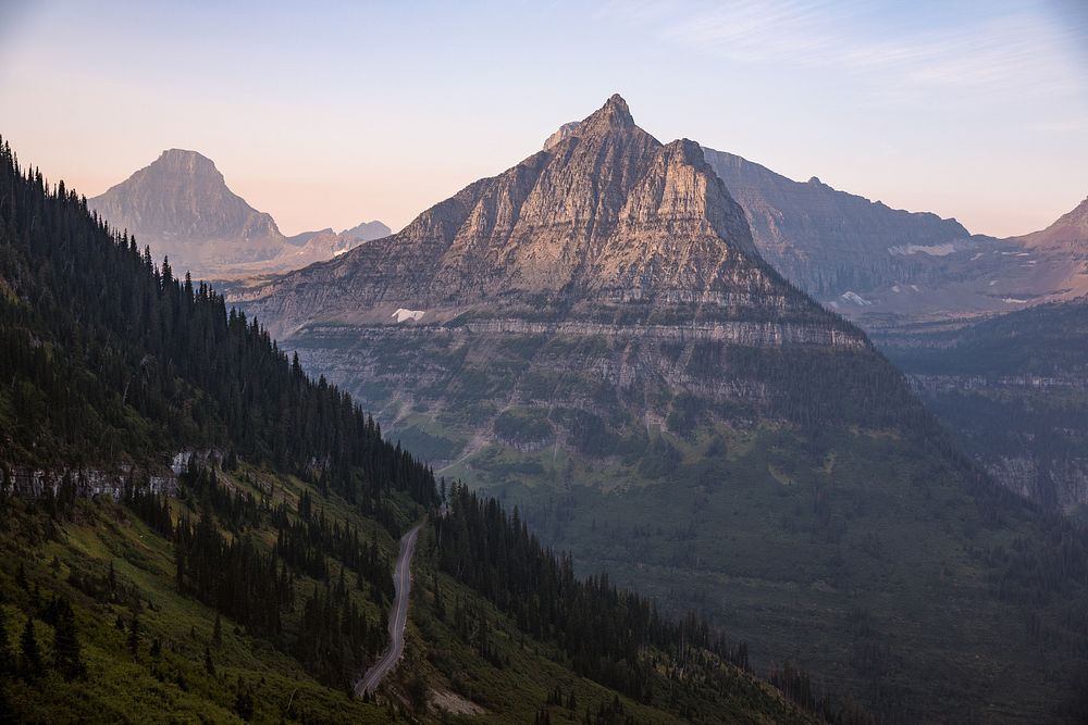 Going-to-the-Sun Road at Sunrise