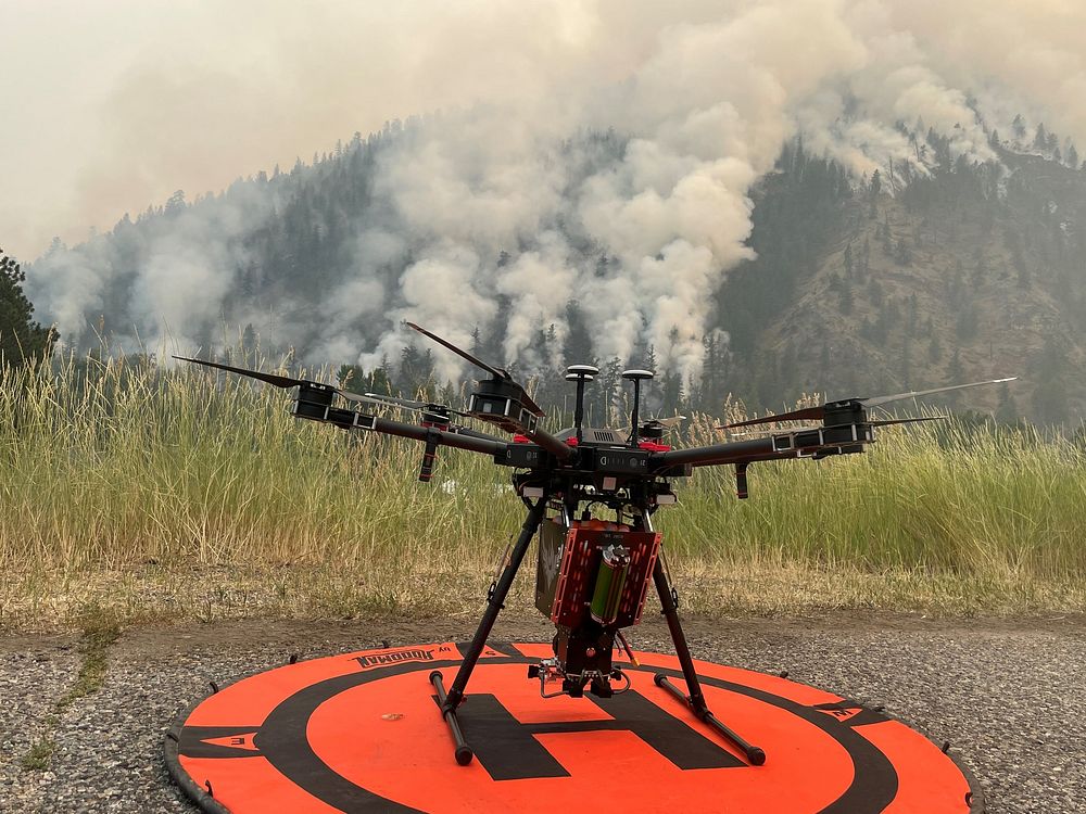 Aircraft Category - USFWS 2022 Photo/Video ContestAn Unmanned Aircraft System (UAS) is ready for take-off during the Moose…