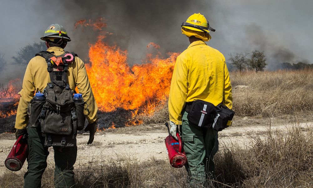 Fuels Management - USFWS 2022 Photo/Video ContestBalcones Canyonlands National Wildlife Refuge fire personnel regularly…
