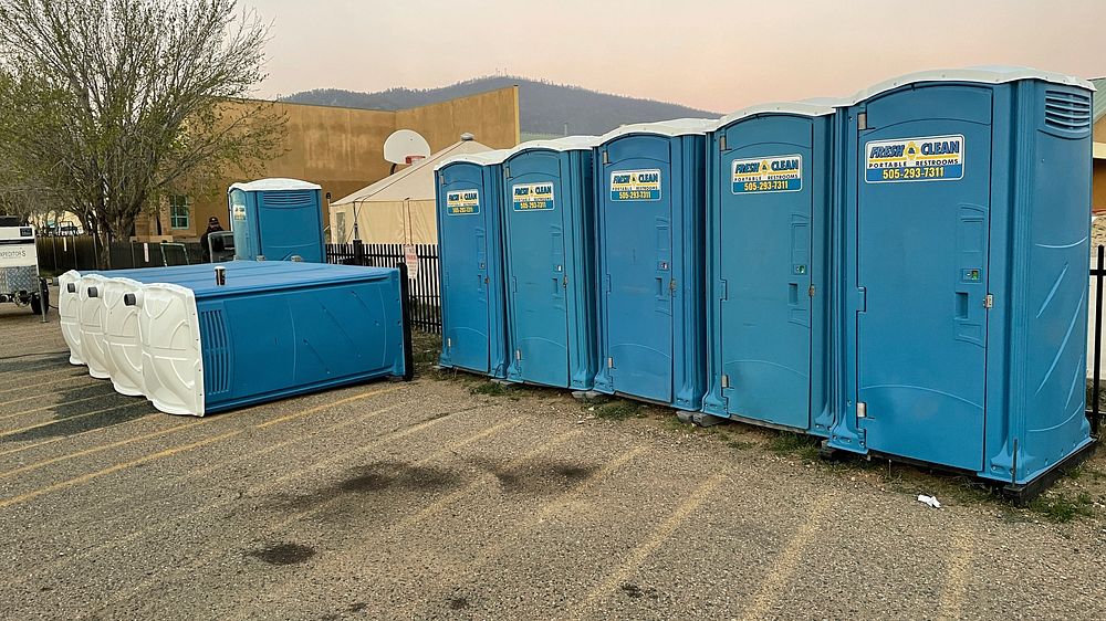 Wildcard - USFWS 2022 Photo/Video ContestEven the porta-potties are tired on the Calf Canyon Fire on the Santa Fe National…