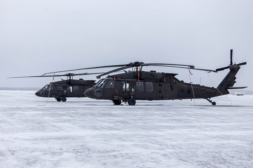 B Co 2-10 ABH 'Wolfpack' UH60 Blackhawk FlightSoldiers with Bravo Company, 2-10 Assault Helicopter Battalion, 10th combat…