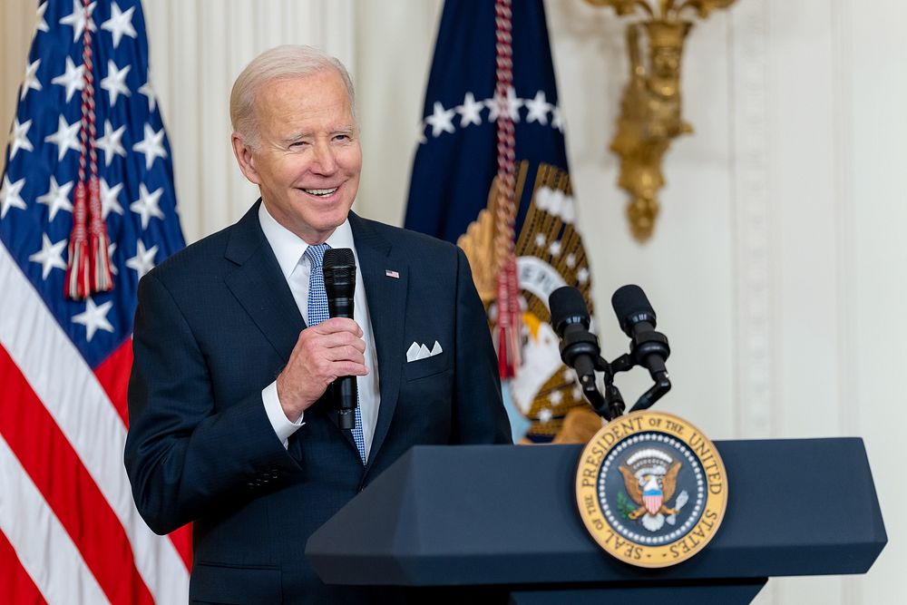President Joe Biden delivers remarks to bipartisan mayors attending the U.S. Conference of Mayors Winter Meeting, Friday…