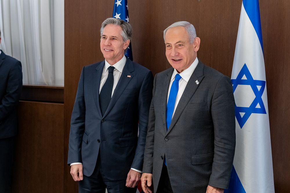 Secretary Blinken Meets With Israeli Prime Minister NetanyahuSecretary of State Antony J. Blinken meets with Israeli Prime…
