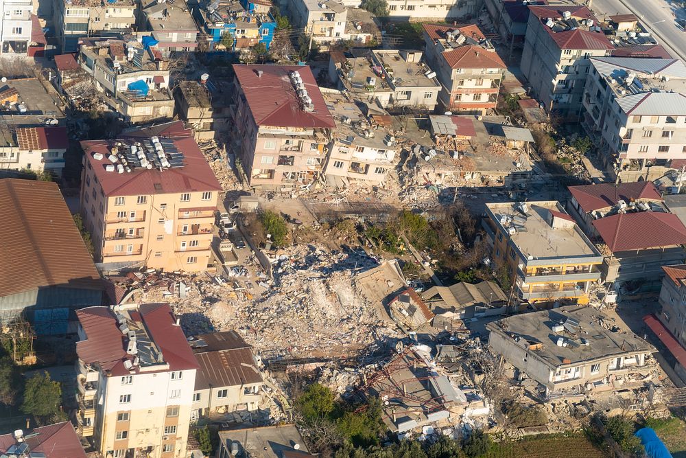 Aerial View of the Hatay Province in Türkiye.