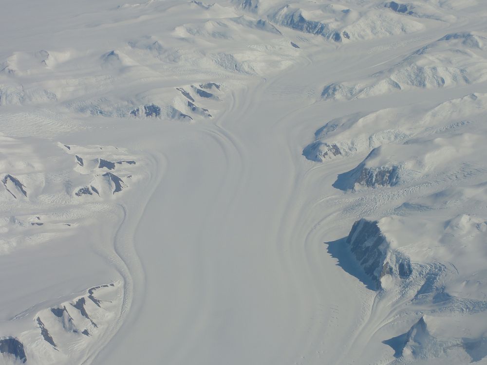 Snow slope, nature landscape. Original public domain image from Flickr