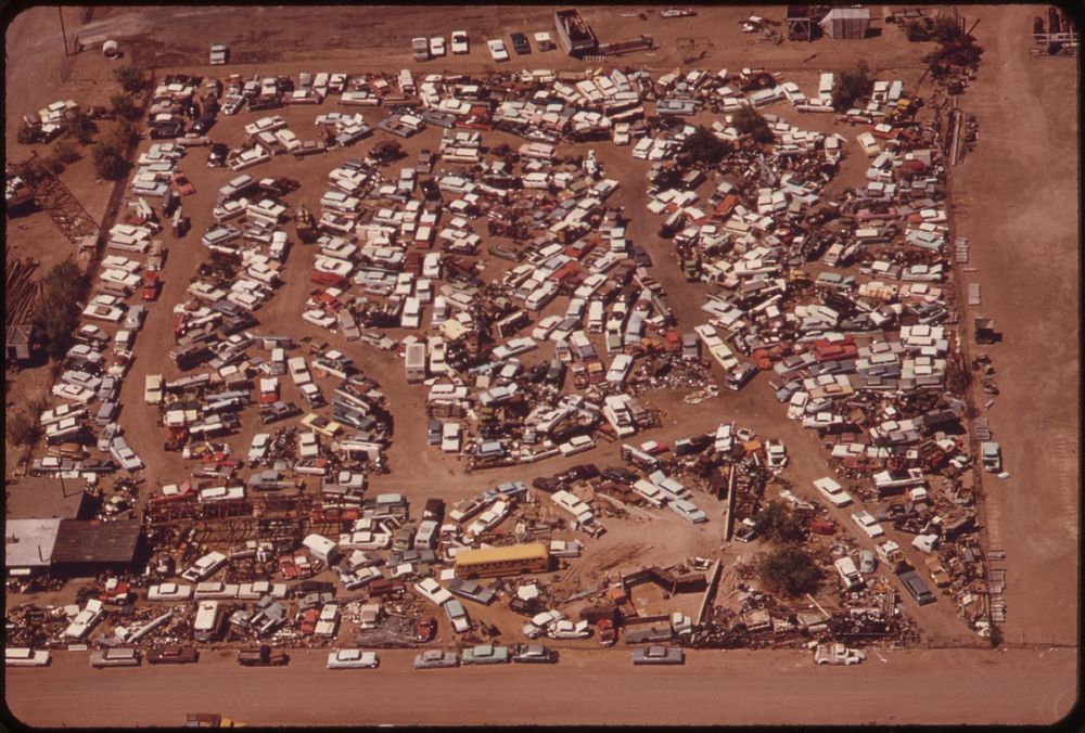 Auto dump at Henderson, May 1972. Photographer: O'Rear, Charles. Original public domain image from Flickr