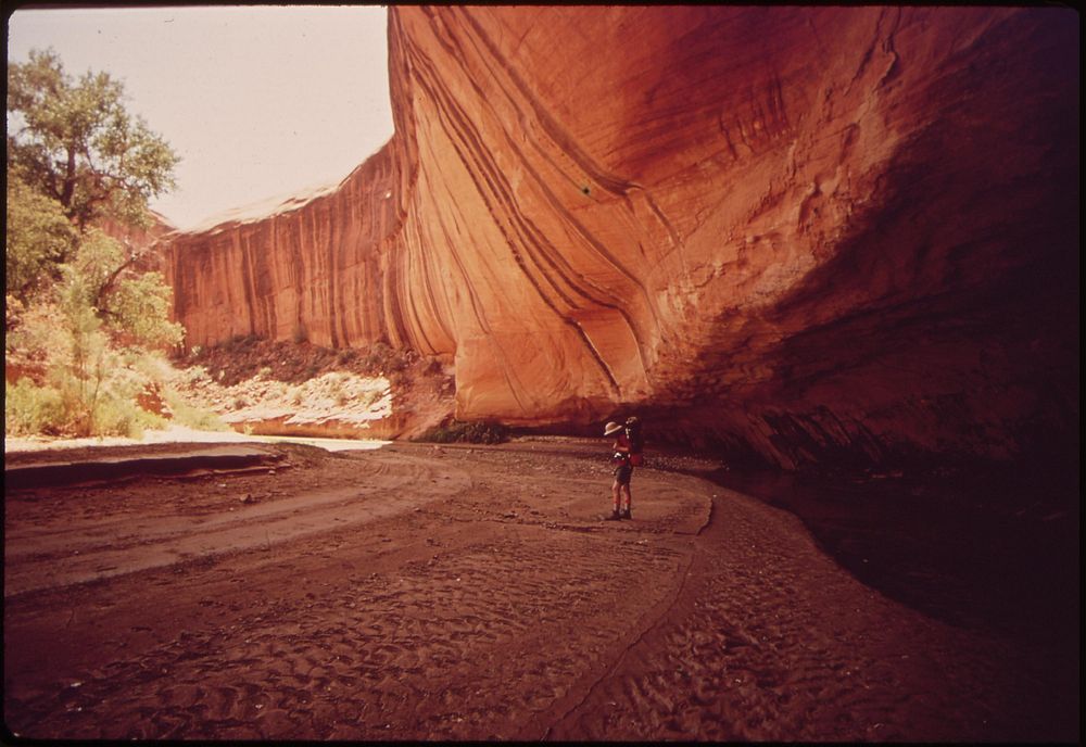 Sculptured by erosion, 05/1972. Photographer: Norton, Boyd. Original public domain image from Flickr