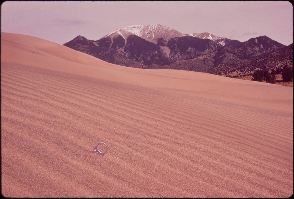 Great Sand Dunes National Monument, 05/1972. Photographer: Norton, Boyd. Original public domain image from Flickr