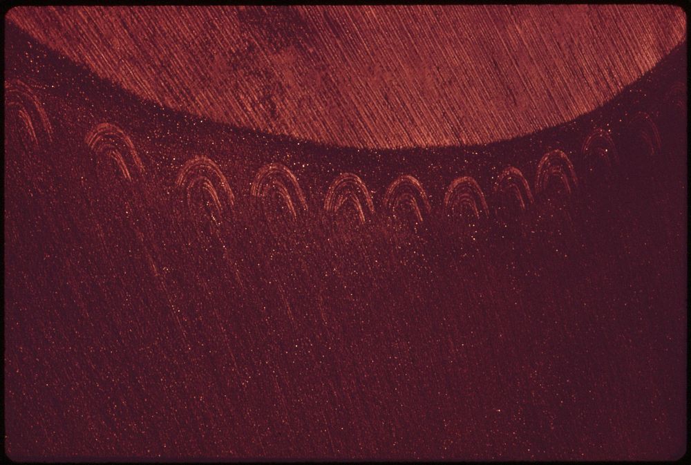 Aerial view of farmland contours, May 1973. Photographer: O'Rear, Charles. Original public domain image from Flickr