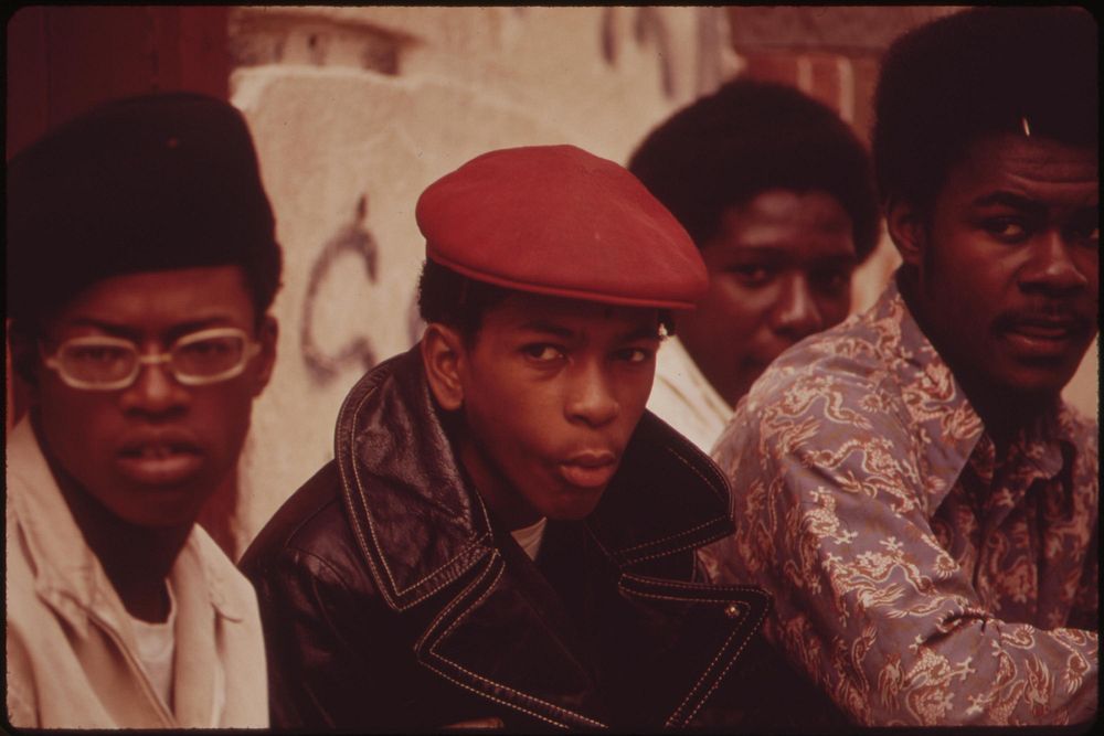 Street Gang Members, August 1973. Photographer: Swanson, Dick. Original public domain image from Flickr