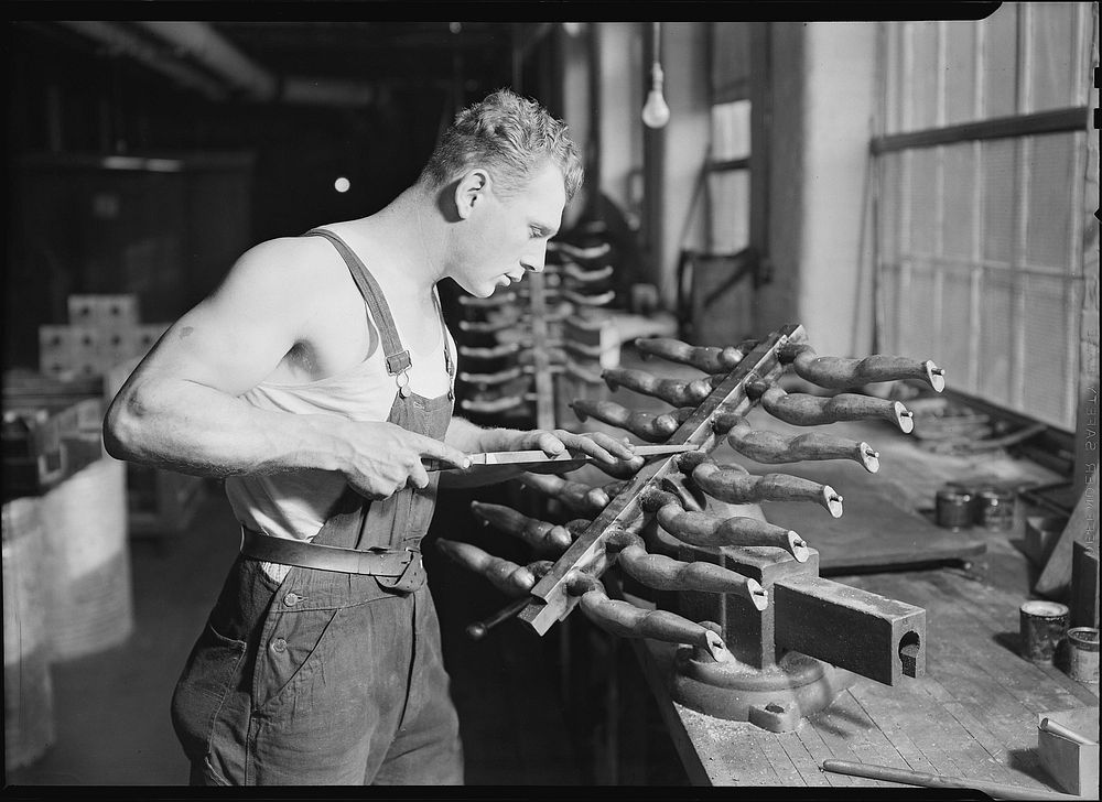 Mt. Holyoke, Massachusetts - Paragon Rubber Co. and American Character Doll. Building rubber doll moulds, 1936.…