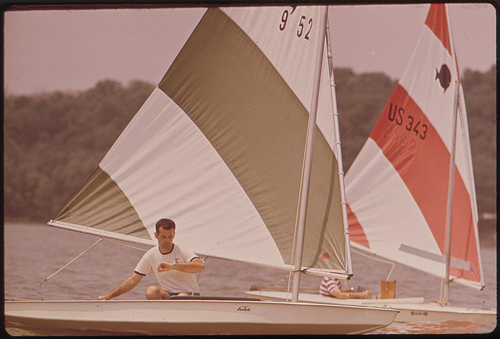 Participants In The Spring Regatta Of The Louisville Sailing Club, June 1972. Photographer: Strode, William. Original public…