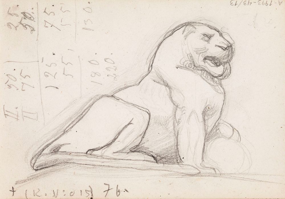 (unknown), 1894 - 1895part of a sketchbook