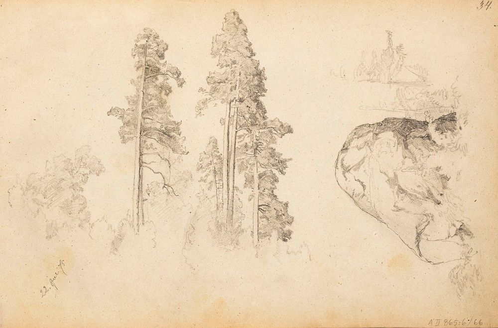 (unknown), 1873 - 1892part of a sketchbook