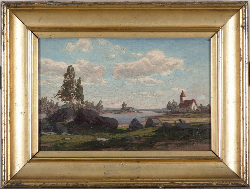 Kirkko rannalla, 1878
