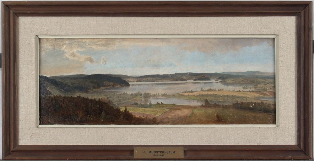 Lake landscape, study, 1870 - 1879