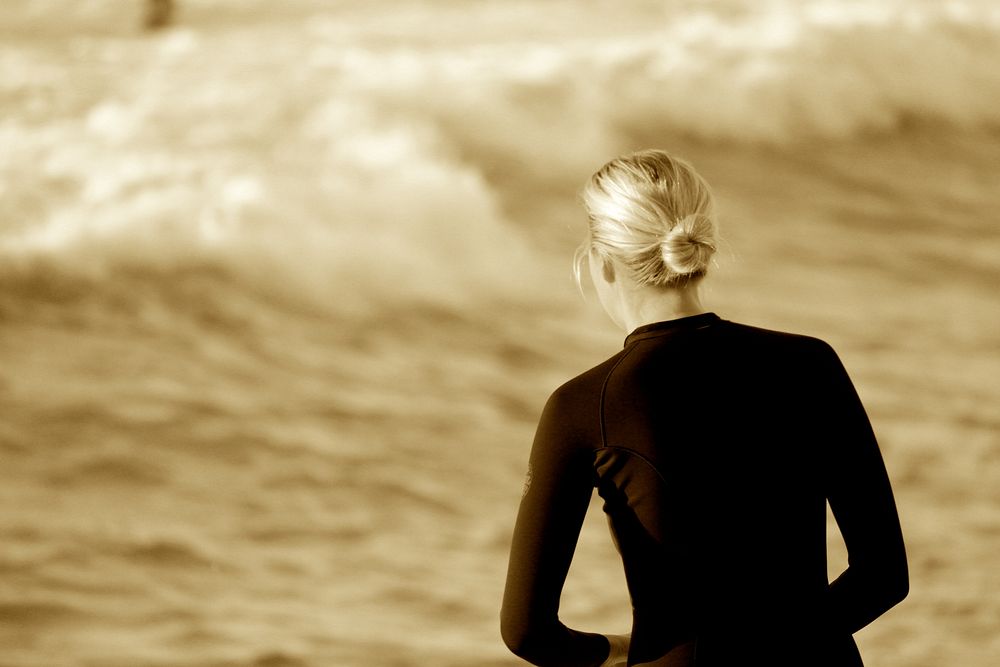 Female at Tamarama beach