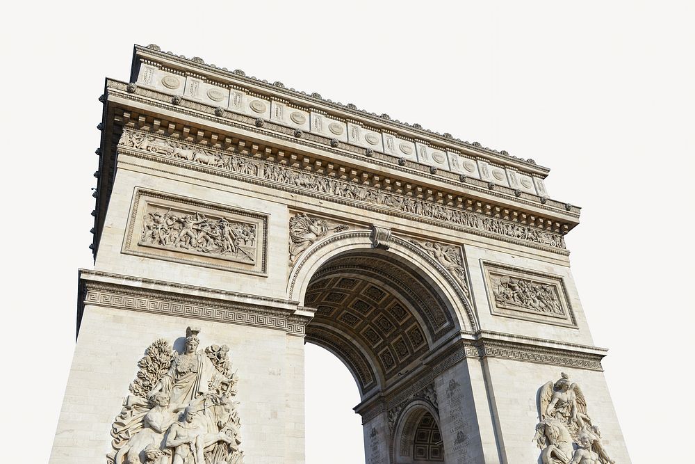 Arc de Triomphe, famous landmark image