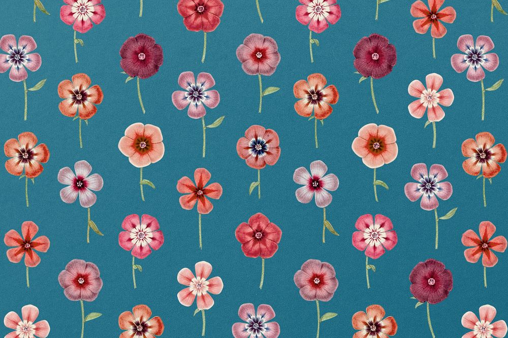 Aesthetic floral background, vintage illustration by Pierre Joseph Redouté. Remixed by rawpixel.