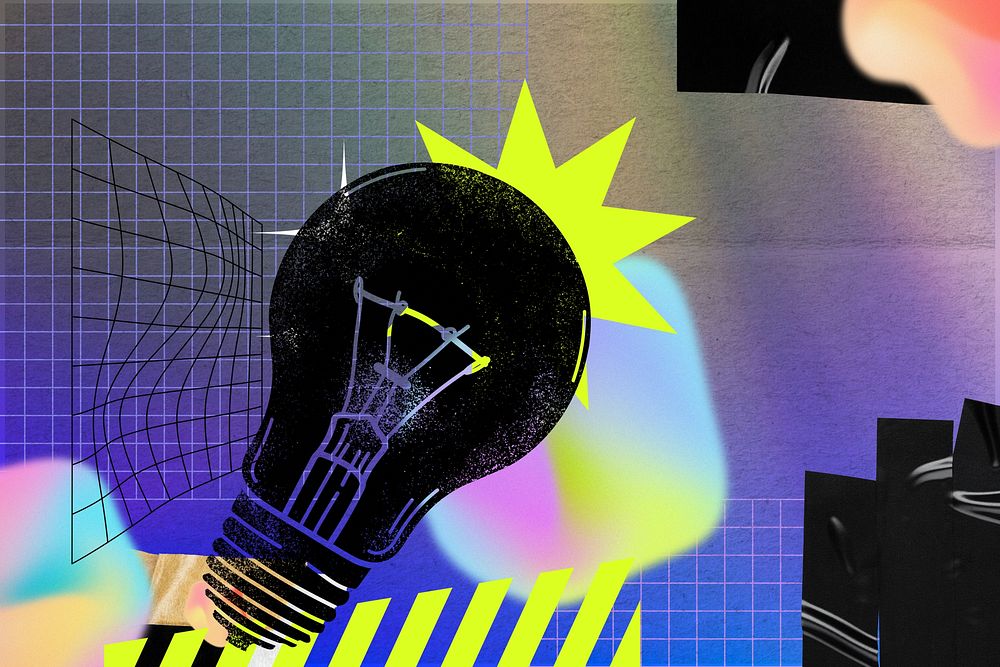 Light Bulb Creative Collage Art Premium Photo Rawpixel