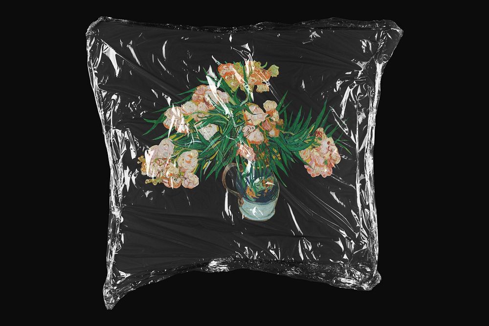 Van Gogh’s flower, plastic wrap | Premium Photo - rawpixel