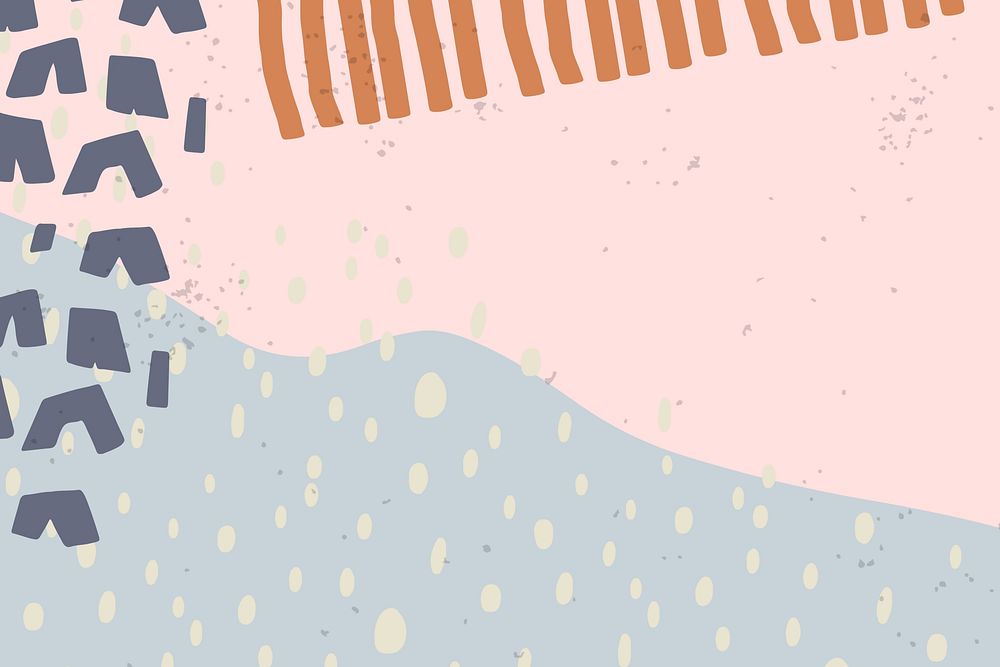 Pink cute memphis pattern background 