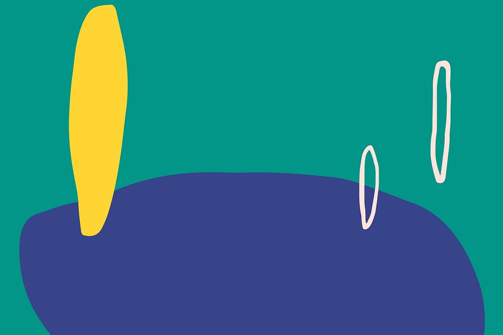 Green abstract memphis pattern background