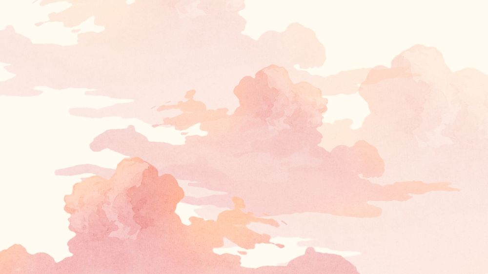 Pastel pink sky desktop wallpaper