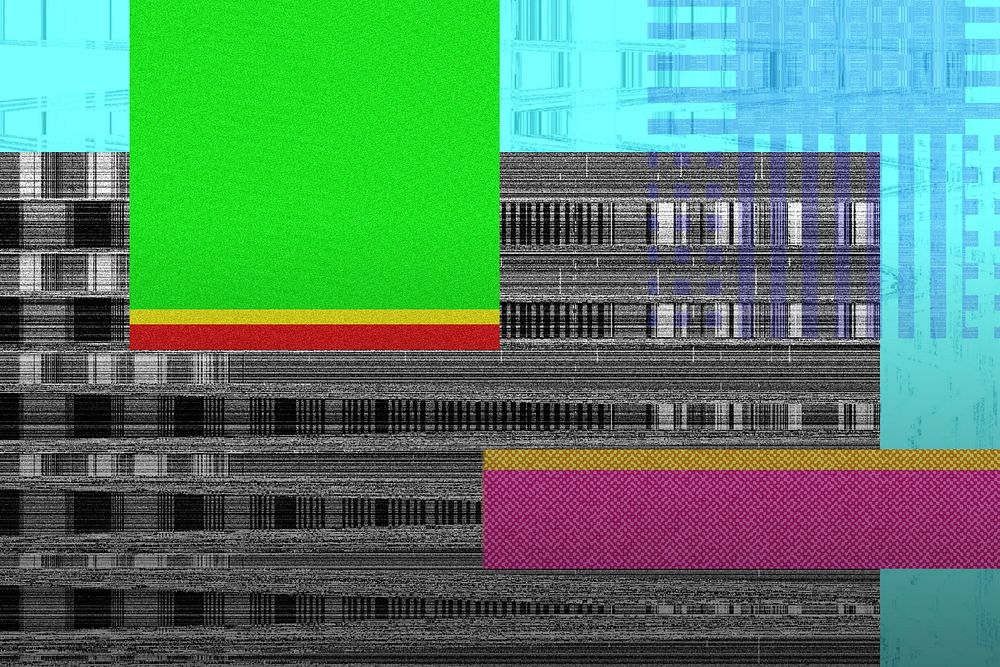 Abstract VHS glitch  background