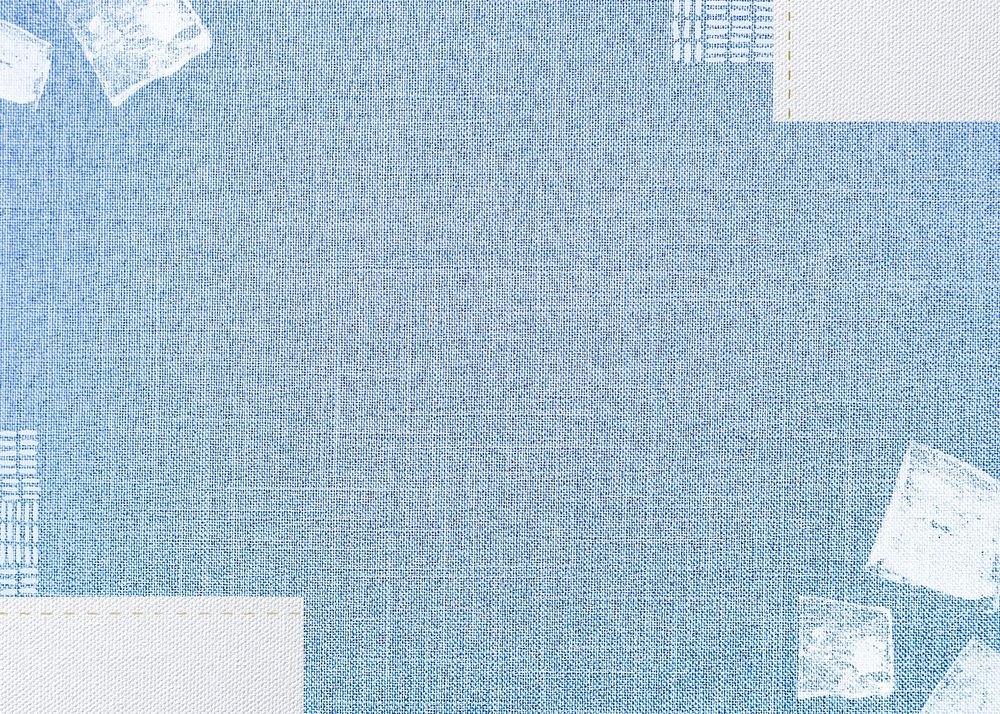 Blue canvas textured background