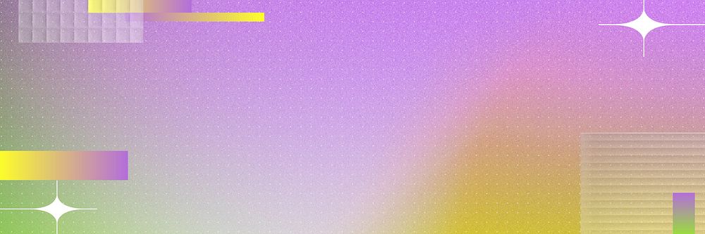 Purple abstract background, yellow wave border