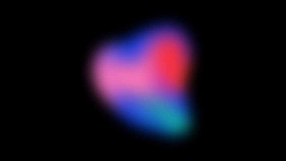 Blurry abstract shape desktop wallpaper