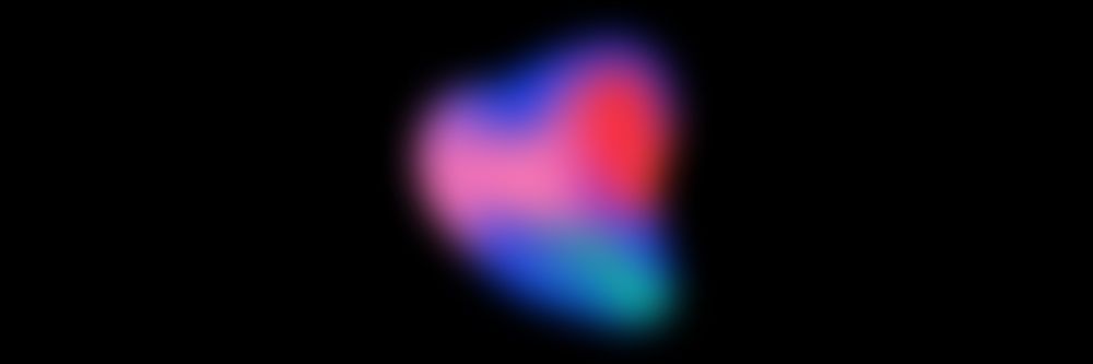 Blurry abstract shape background